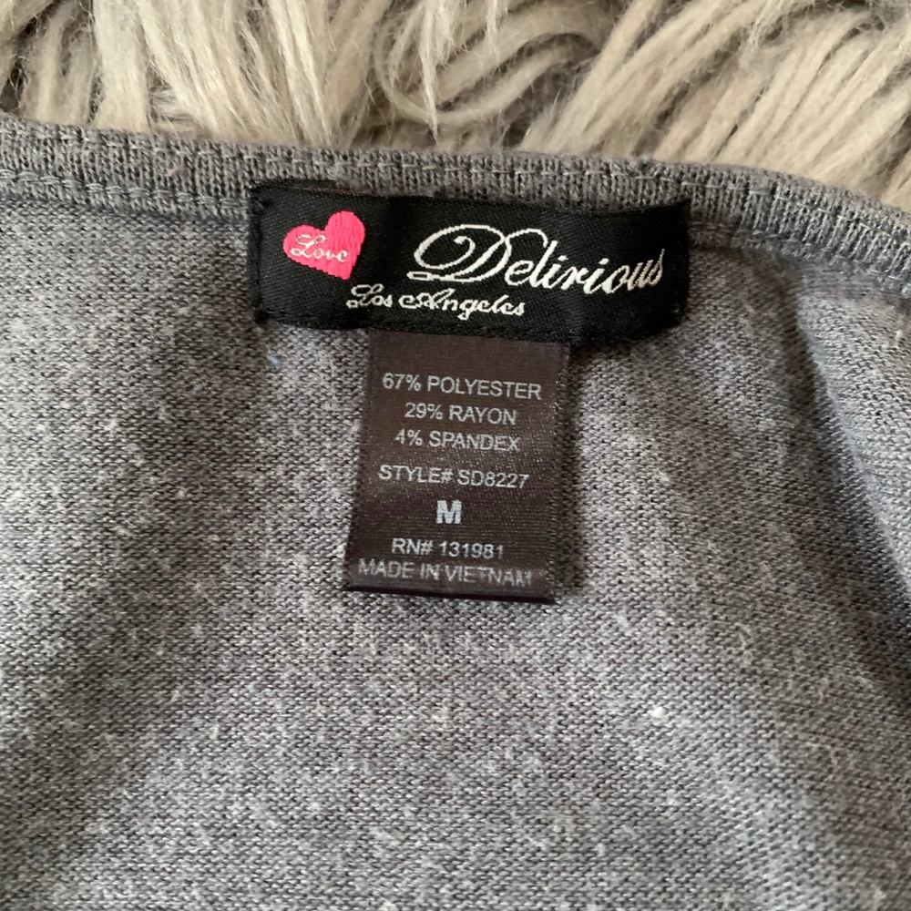 SOLD! Delirious LA Tie-Waist Shirt Dress Pockets - Picture 8 of 8